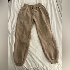 Maniere De Vior Tan Jogger Sweatpants